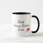 BEST BONUS SISTER EVER Personalized Proverbs 31 Mug