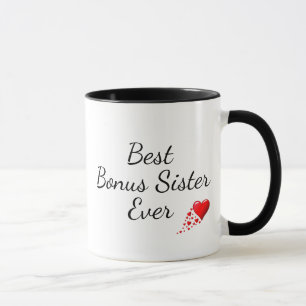BEST BONUS SISTER EVER Personalized Proverbs 31 Mug