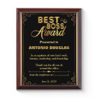 Best Boss Award Personalized Thank You Gift