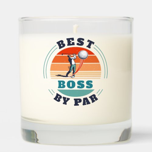 Best Boss By Par Custom Retro Coworker Retirement Scented Candle