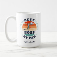 Best Boss By Par Custom Retro Golf Lover Employer