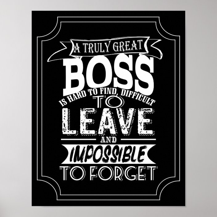 best-boss-ever-boss-day-poster-print-zazzle