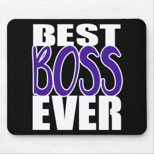 Best Boss Ever Boss's Day Gift Mouse Pad