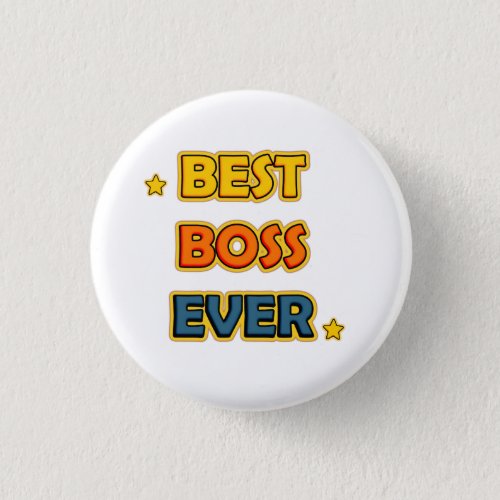 Best Boss ever  Button