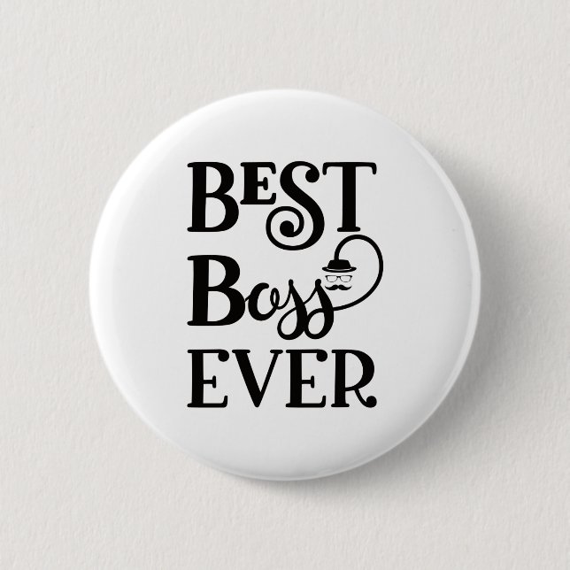 Best Boss Ever Button (Front)