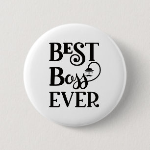 Best Boss Ever Button