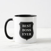 Best boss ever coffee mug with quote (Left)
