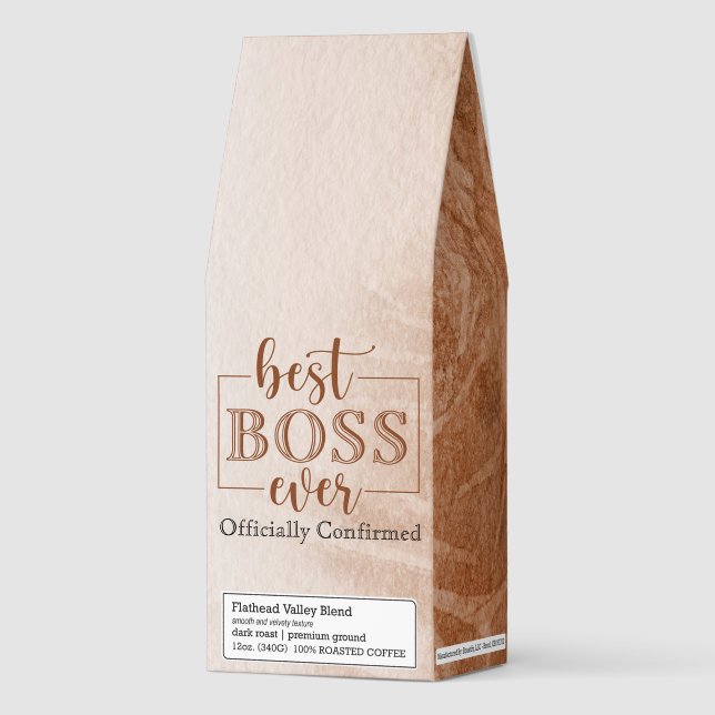 Best Boss Ever Entrepreneurs Leadership Office Roasted Coffee (Front)