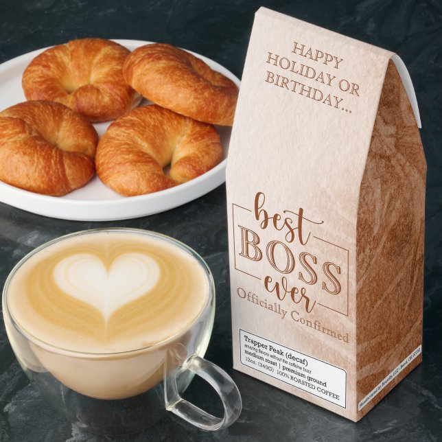 Best Boss Ever Entrepreneurs Leadership Office Roasted Coffee (Breakfast)