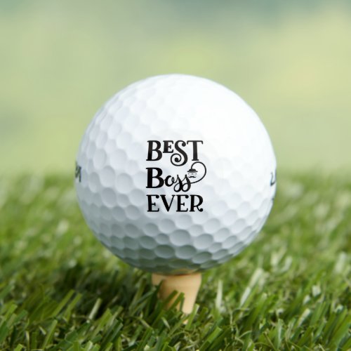 Best Boss Ever Golf Balls