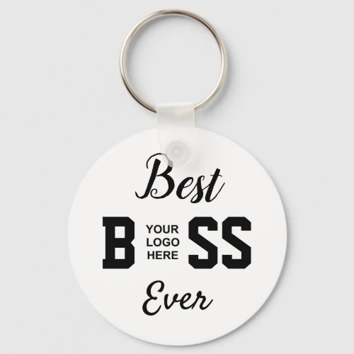 Best Boss Ever  Logo Keychain