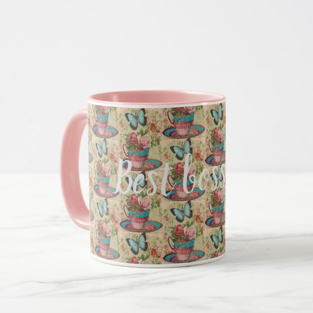 Best boss ever mug (Front Left)