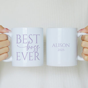 Best Boss Ever Personalized Coffee Mug