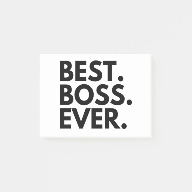 BEST BOSS EVER POST-IT NOTES (Front)