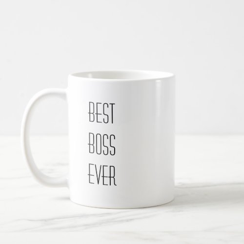 Best boss ever rae dunn inspired mug