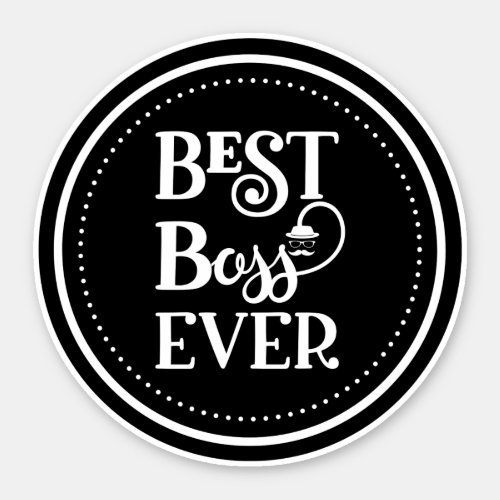 Best Boss Ever Sticker