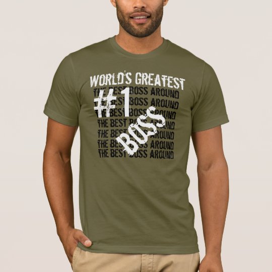 Best Boss Ever World's Greatest Boss #1 Boss V2 T-Shirt