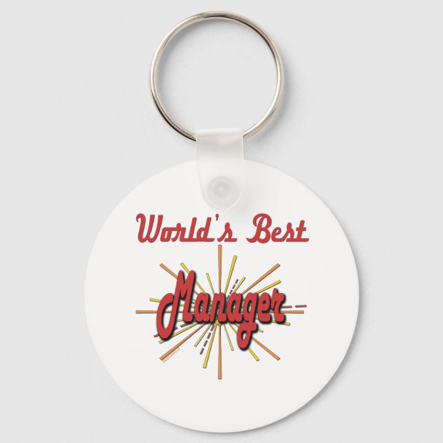 Best Boss Gifts Keychain (Front)