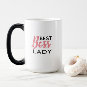 Best Boss Lady Typography Color Changing Color Morph Mug