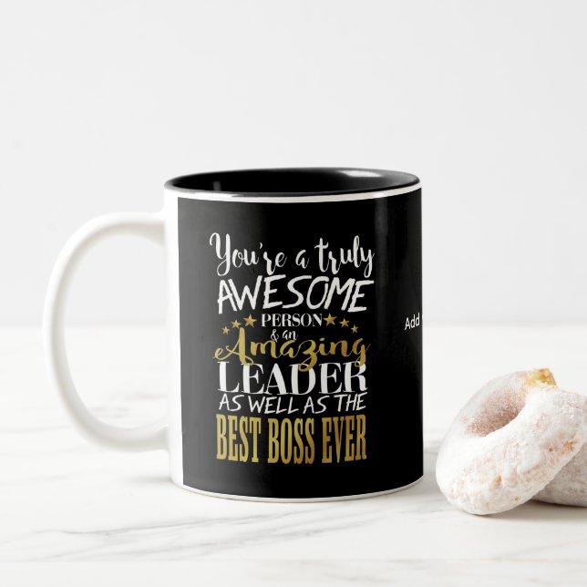 best BOSS MUG -THANK YOU BOSS awesome boss (With Donut)