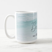 Best Boss Ocean Wave custom Bosses Gift Coffee Mug (Left)