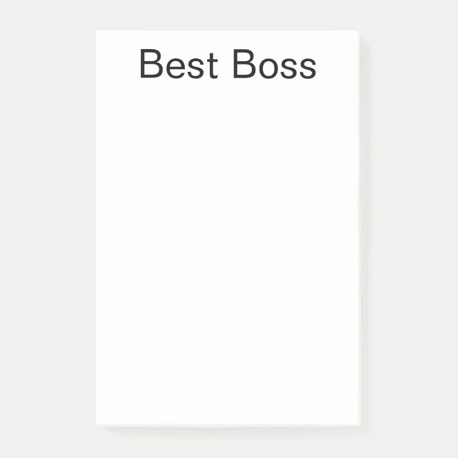 BEST BOSS Post-it NOTES (Front)