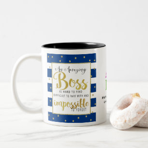 best BOSS -THANK YOU BOSS Two-Tone Coffee Mug