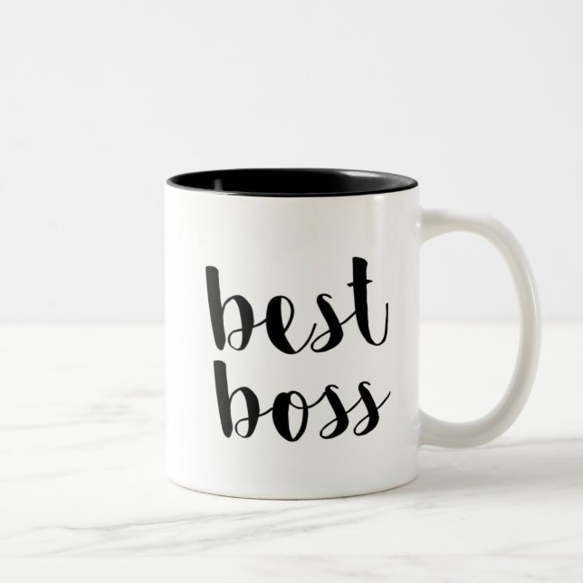 Best Boss Two-Tone Coffee Mug (Right)