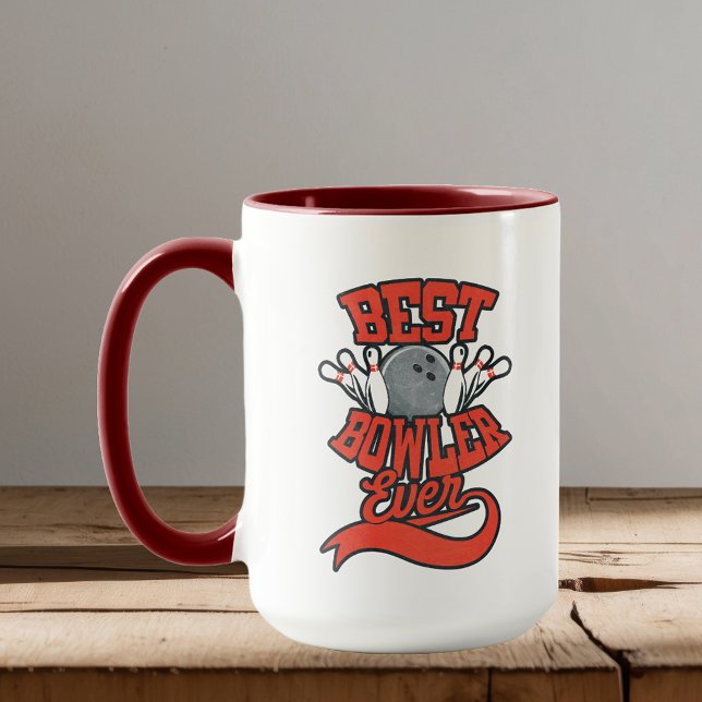 Best Bowler Ever Bowling Fan Mug (Best Bowler Ever Bowling Novelty Coffee Mug)
