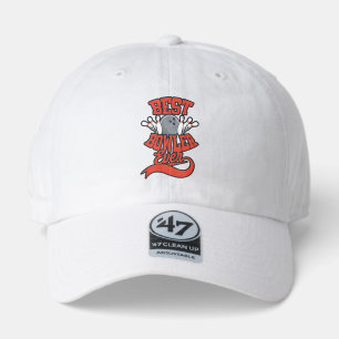 Best Bowler Ever Bowling Personalized Novelty 47 Brand Hat