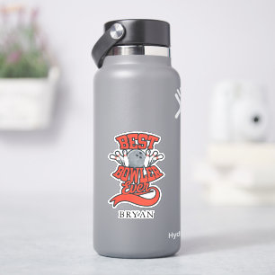 Best Bowler Ever Bowling Personalized Sticker