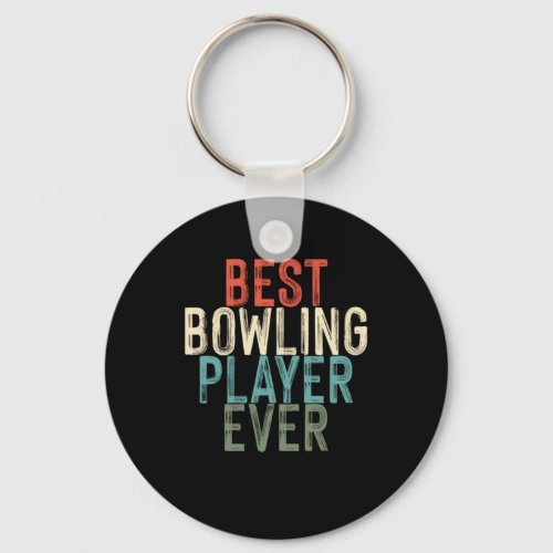 Best Bowling Player Bowlers Skittles Sport Gift Keychain