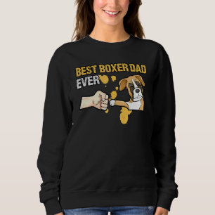 Best Boxer Dad Daddy Dog Owner Father Sweatshirt