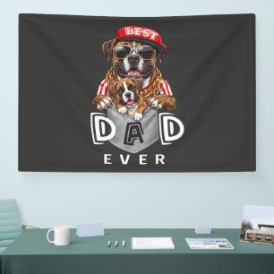 Best Boxer Dad Ever Banner