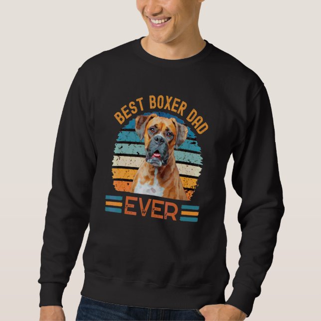 Best Boxer Dad Ever Dog Father's Day Tee (Front)