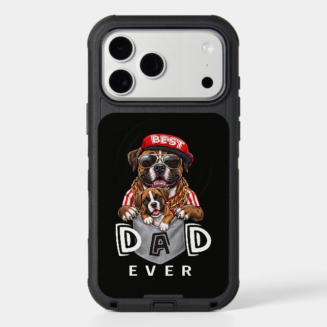 Best Boxer Dad Ever Otterbox iPhone Case (Back)