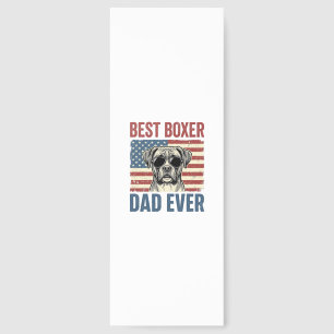 Best Boxer Dad Ever Vintage Dog Bookmarks