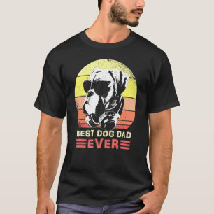 Best Boxer Dog Dad Ever Sunglasses And Headphones T-Shirt