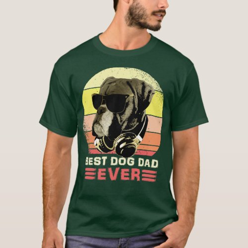 Best Boxer Dog Dad Ever T_Shirt