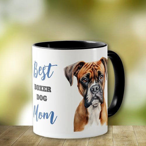 Best Boxer Dog Mom Mug