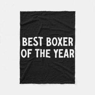 Best Boxer Of The Year Fleece Blanket