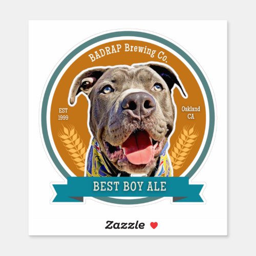 Best Boy Beer Label Sticker Love