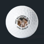Best Boyfriend by Par with Custom Photo & Text Golf Balls<br><div class="desc">Surprise your Boyfriend with this unique and thoughtful personalized golf ball! This golf ball is the perfect gift for golf enthusiasts, featuring the heartfelt phrase "Best Boyfriend By Par" and customized text. Whether it’s for an anniversary, birthday, Valentine’s Day, or just to show your love, this keepsake is sure to...</div>
