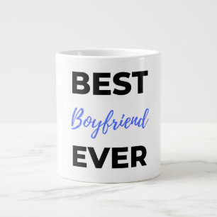 Best Boyfriend Ever Black Giant Coffee Mug