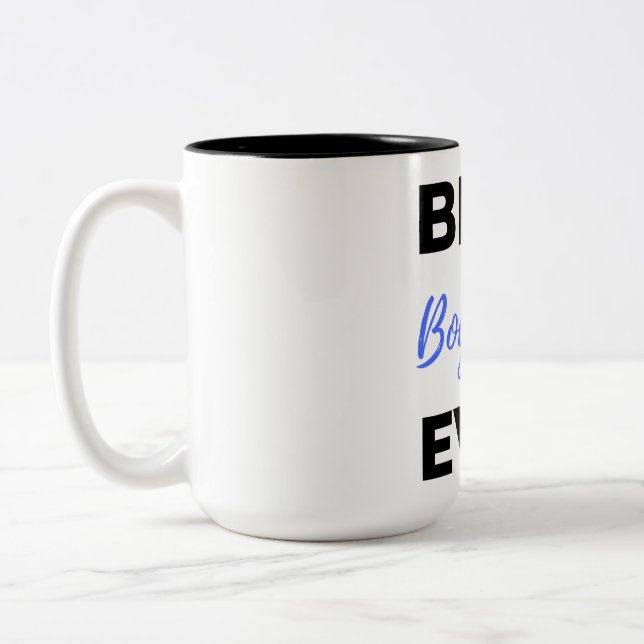 Best Boyfriend Ever Black Two-Tone Coffee Mug (Left)