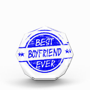Best Boyfriend Ever Blue Award
