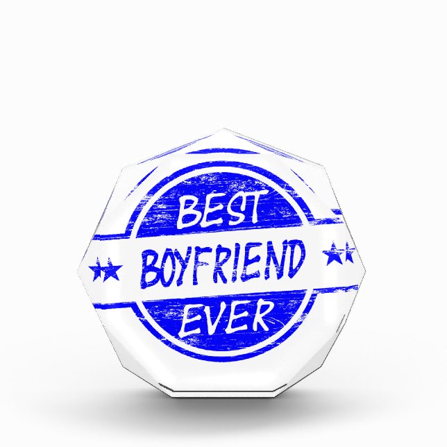 Best Boyfriend Ever Blue Award (Front)