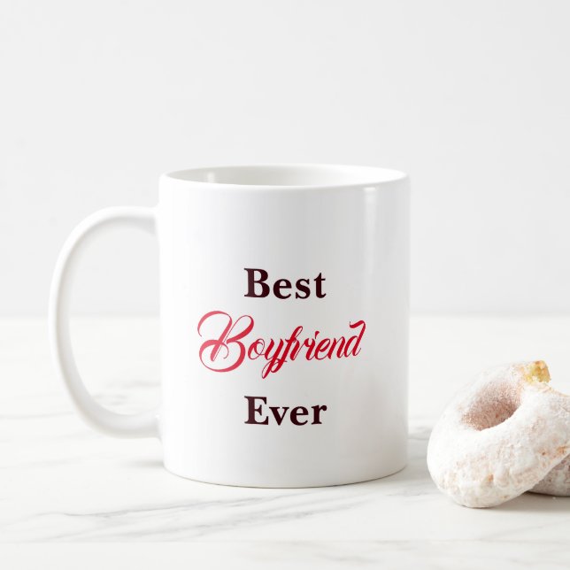 Best Boyfriend Ever Coffee Mug (With Donut)
