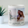 Best Boyfriend Ever | Modern 4 Photo Collage Coffee Mug