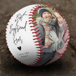 Best Boyfriend Ever Script 2x Photo Baseball<br><div class="desc">Best Boyfriend Ever! Create your very own special keepsake baseball for your boyfriend with this simple 2 photo template. Simply upload two of your favorite pictures and customize the message and name.</div>